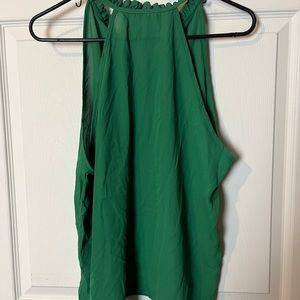 132. SHEIN size US 8/10 green blouse